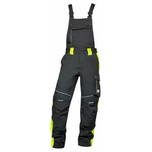 Ardon Neon kantáros munkavédelmi nadrág fekete-sárga H6402 52