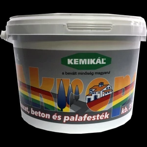 Kemikál Akropol antracitszürke RAL7016 lábazati és betonfesték 5 kg/4l