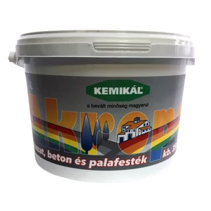 Kemikál Akropol sötétbarna lábazati és betonfesték 5 kg/4l