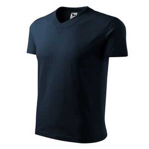 Malfini V-neck póló unisex tengerészkék XL