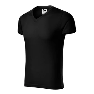 Malfini Slim Fit V-neck férfi póló fekete XL