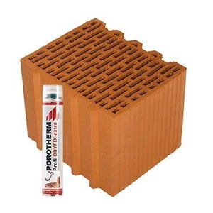 WB Porotherm 30 N+F Rapid Dryfix tégla ragasztóhabbal