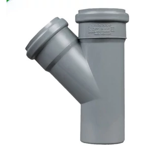 Pvc egál ág "Y" 50/50/45 szürke