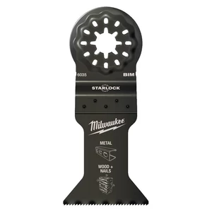 Milwaukee Merülő fűrészlap Bimetál (Fém, Fa + Szeg) 43mm