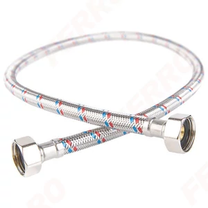 Ferro flexibilis bekötőcső belső, belső menet 1/2"x1/2"  40cm
