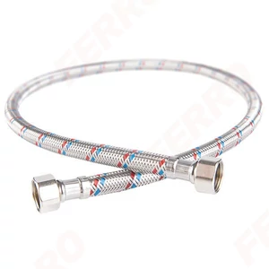 Ferro flexibilis bekötőcső belső, belső menet 3/8"x3/8"  40cm