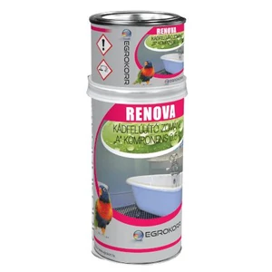 Renova kádfelújító zománc 2K fehér 0,12kg+0,5kg