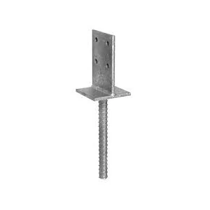 Oszloptartó T-forma 85x95/85x120 horganyzott 185mm betonba