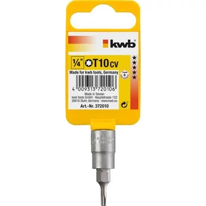 KWB Torx T10 bit-dugófej 1/4" CrV