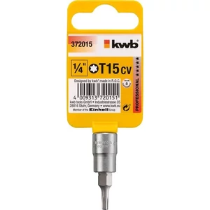KWB Torx T15 bit-dugófej 1/4" CrV