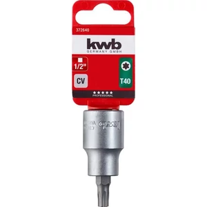 KWB Torx T40 bit-dugófej 1/2" CrV