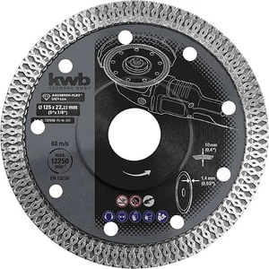 KWB Profi gyémánt vágókorong extra vékony 125x22,23x1,2mm
