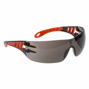 Portwest Teck Look védőszemüveg Smoke PS12 fekete-narancssárga