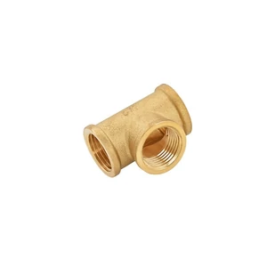 Technik Therm sárgaréz T-idom 1"-1/2"-1"
