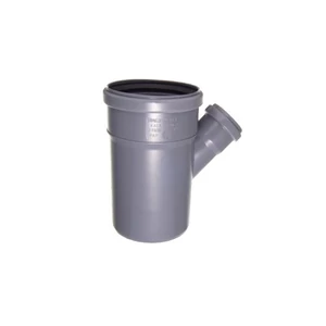 Pipelife Pvc idom 45° 110/ 50 ág szürke