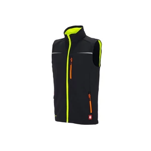 Engelbert Strauss Softshell motion 2020 mellény fekete/sárga/narancs S