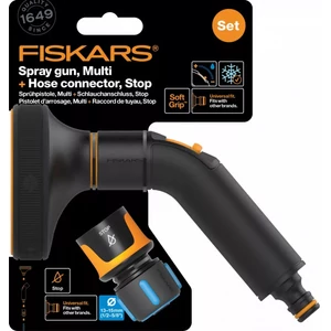 Fiskars Comfort 5 funkciós öntözőfej+gyorscsatlakozó 13mm 1/2" STOP