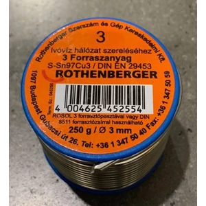 Rothenberger cin 3mm 250g