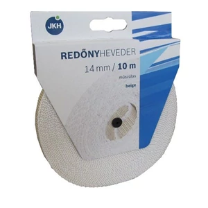 Redőnyheveder műszál 14mm beige 10fm
