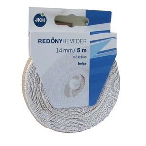Redőnyheveder műszál 14mm beige 5fm