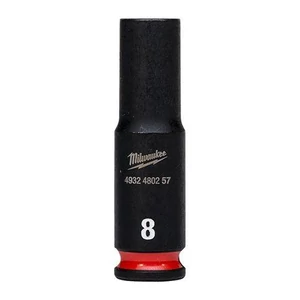 Milwaukee gépi dugókulcs, hosszú 1/4"-8mm - 1db
