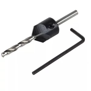 Wolfcraft Előfúró kúpsüllyesztővel 3.2-12mm 45°