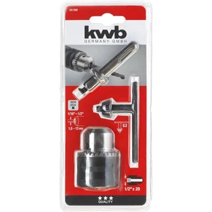 KWB Standard fúrótokmány tokmánykulccsal és SDS Plus adapterrel  1,5-13mm