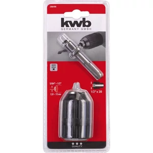 KWB Standard ütésálló kulcsnélküli gyors fúrótokmány SDS Plus adapterrel, rögzítőcsavarral 1,5-13mm