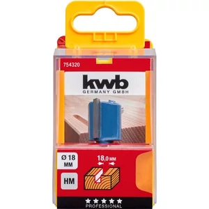 KWB Profi TCT horonymaró felsőmaró kés 8x18mm