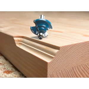 KWB Profi csapágyas "gyöngyfúró" holker profil felsőmaró kés 8x28,1mm R=6,35