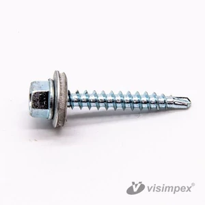Soroló csavar+EPDM alátét HOR 4,8X35 250db/doboz