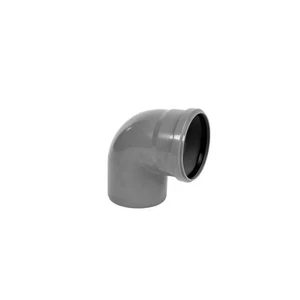 Pipelife Pvc idom 40/87° könyök szürke