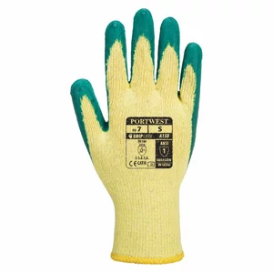 Portwest Classic Grip Latex kesztyű zöld M