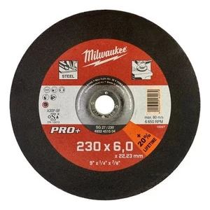 Milwaukee csiszolókorong fémhez PRO+ 230x6mm 1db