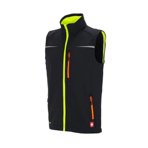 Engelbert Strauss Softshell motion 2020 mellény fekete/sárga/narancs 3XL