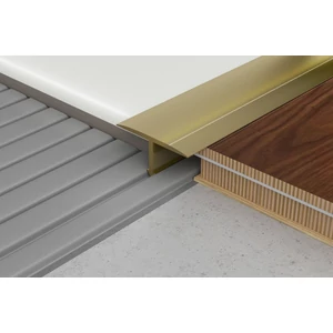 Profilplast T profil alu 20 mm alu eloxált matt olíva 2,5m