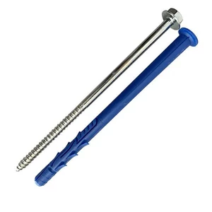 Műanyag peremes beütődűbel HTL peremes csavarral 10x300 10db/doboz Rawlplug