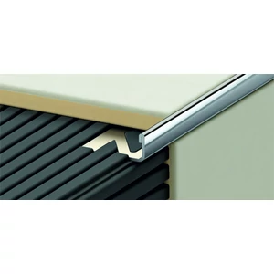 Profilplast NOX szögletes élvédő L profil 8 mm inox 2,5m