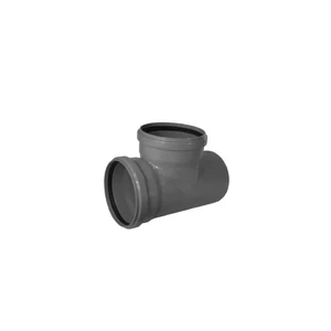Pipelife Pvc T idom 90° 110/110 szürke