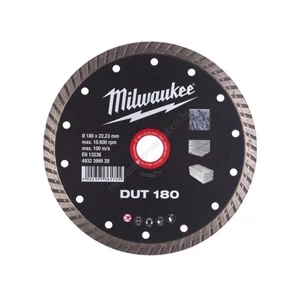 Milwaukee Gyémánt vágótárcsa DUT 180x22,2mm