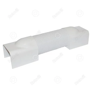 Dekorcsatorna flexibilis elem 90x65mm