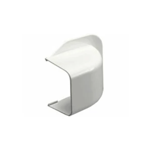 Dekorcsatorna karimás fali csatlakozó elem 65x50mm/116 fehér