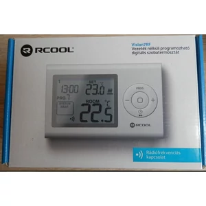 Rcool VISION7RF szobatermosztát LCD programozható rádiófrekvenciás