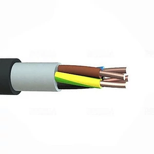 Erőátviteli kábel NYY-J 4x 2,5 (0) re-tömör 0,6/1kV fekete