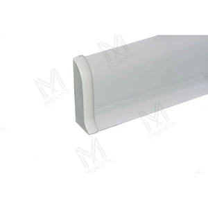 Salag NG 56mm PVC padlószegély végzáróelem balos fehér