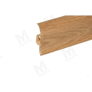 Salag NGf 56mm PVC padlószegély gumis szegéllyes 2,50m/szál natúr burbon tölgy