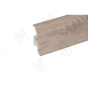 Salag NG 56mm PVC padlószegély gumis szegéllyel 2,50m/szál burgundi tölgy