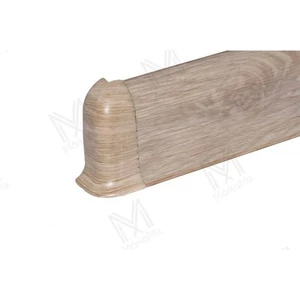Salag NG 56mm PVC padlószegély külső sarokelem burgundi tölgy