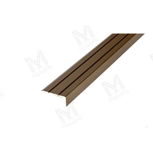 MM alumínium lépcsőprofil eloxált pezsgő 25x10mm 2,7m