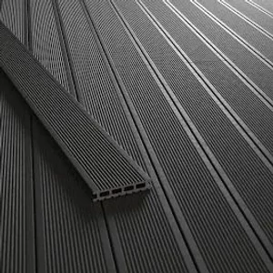 WPC teraszburkolat HomeBoard Neo 3D sötétszürke 06
